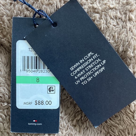 TOMMY HILFIGER Ocean Blue 🌊 One Piece Swim Suit - Picture 9 of 9